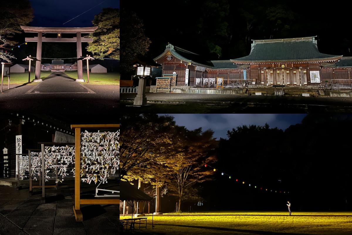 Große Empfehlung bei Nacht: Der Shizuoka Prefecture Gokoku Shrine